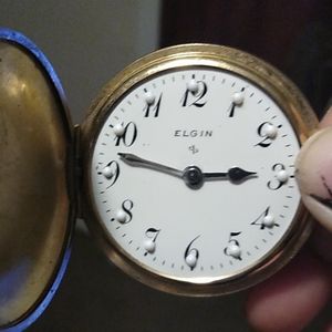 rare Elgin Braille (blind man)pocket watch